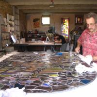 Atelier de vitrail,Toucouleur près d'uzès